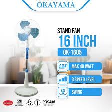 Okayama Kipas Angin Berdiri 16 Inch OK-1605 SNI