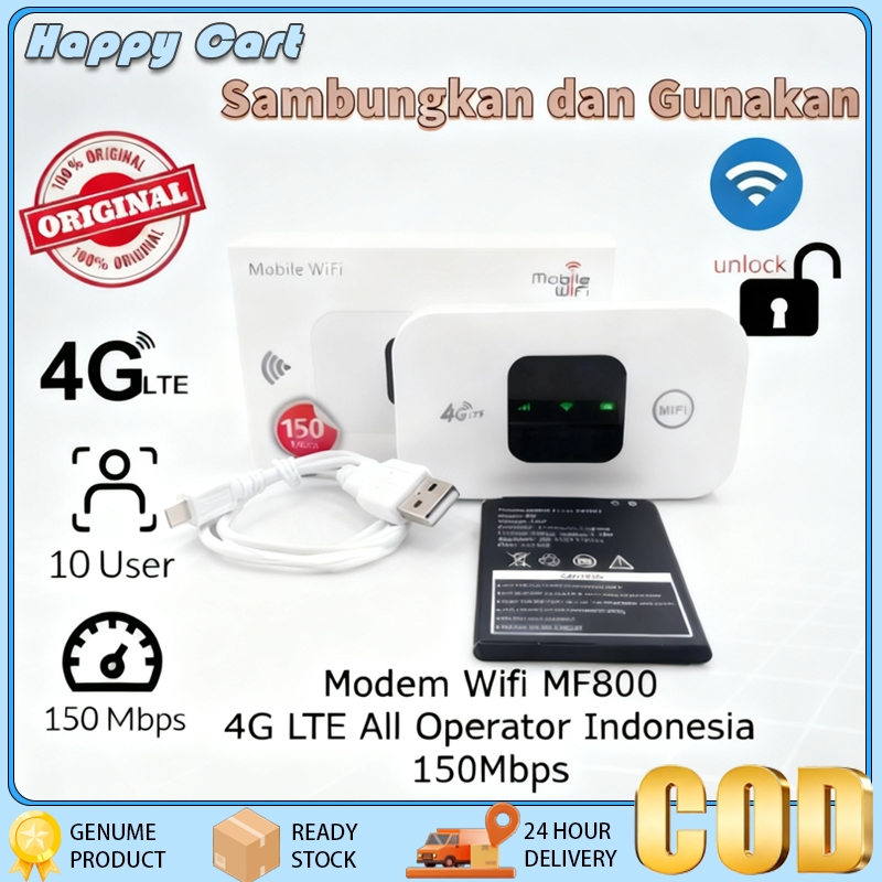 [COD] Mifi Modem Wifi 4G Unlock Operator Perdana Telkomsel 150 Mbps 4G Portable Mobile Wifi Usb Mobi
