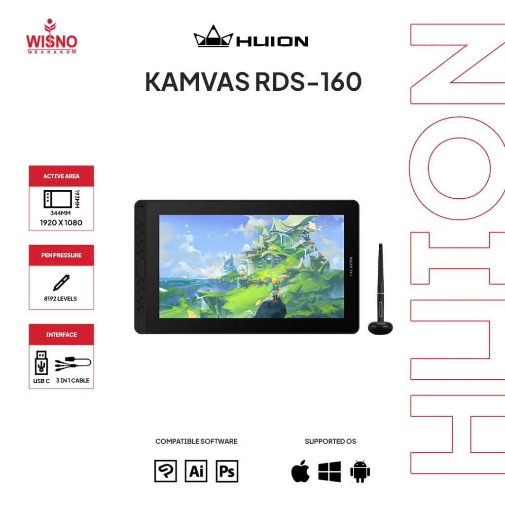 Huion Kamvas RDS 160 Drawing Display Tablet