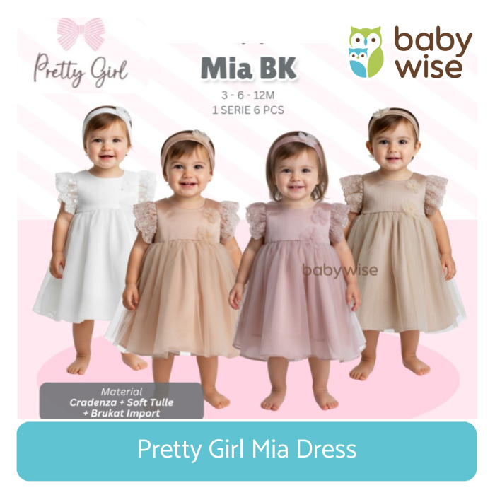 Pretty Girl Mia Dress - Dress Gaun Anak Peremppuan
