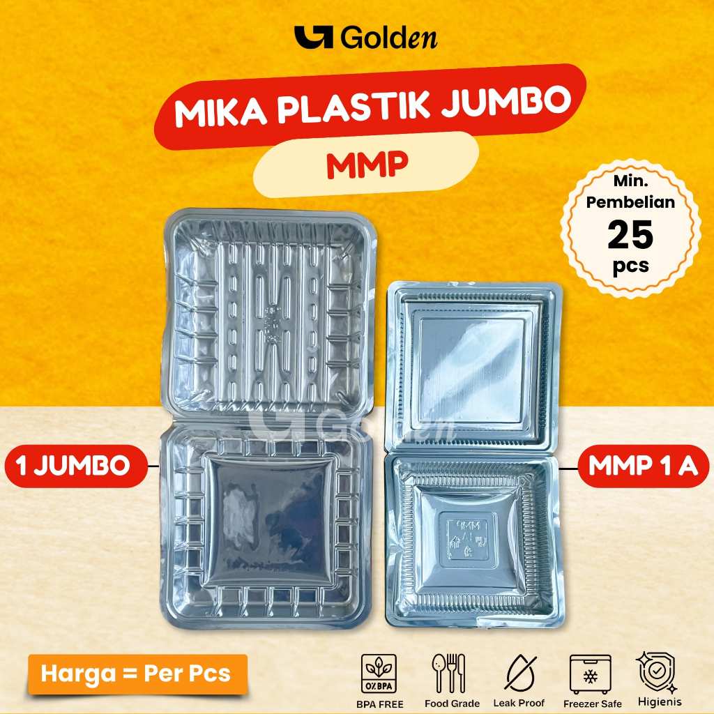 [PCS] Mika Plastik Kemasan Kue Jumbo / Mika Bolu Jumbo 1A 1Jumbo Mika Makanan Pesta Ayam Taliwang