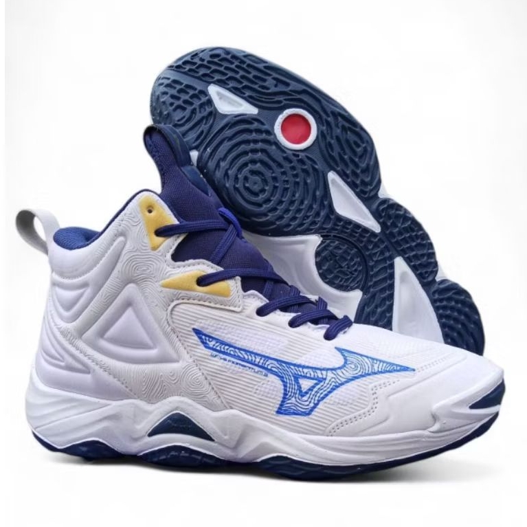 Sepatu Voli Mizuno Wave Momentum 3 Mid - Sepatu Olahraga Volly Anak Anak