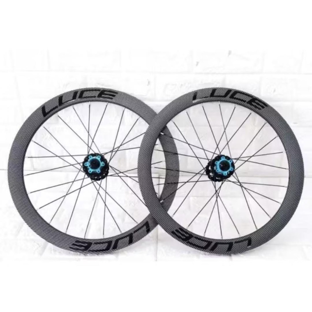 wheelset luce 20 451 20 plus disc brake look carbon