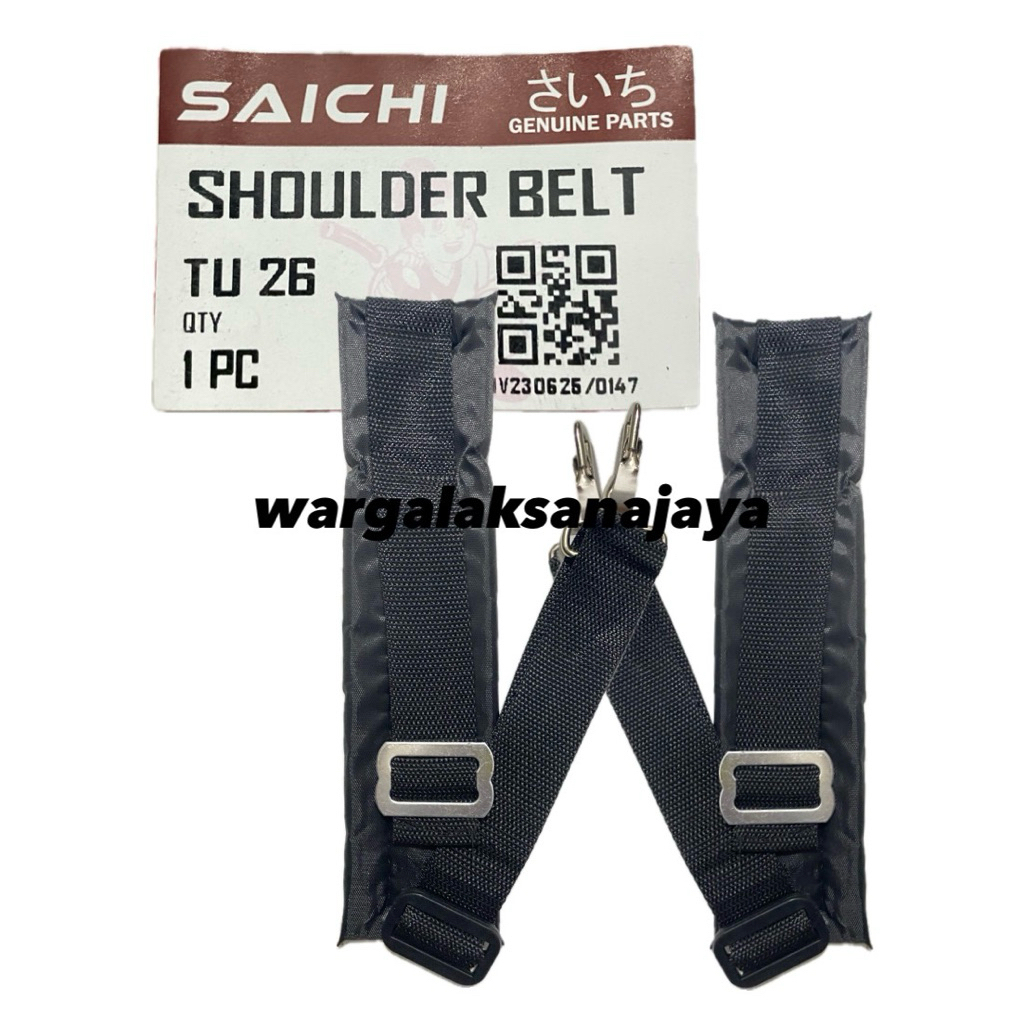 TU26 Shoulder Belt Tali Gendongan Kain Mesin Semprot Hama 2 Tak [Saichi]