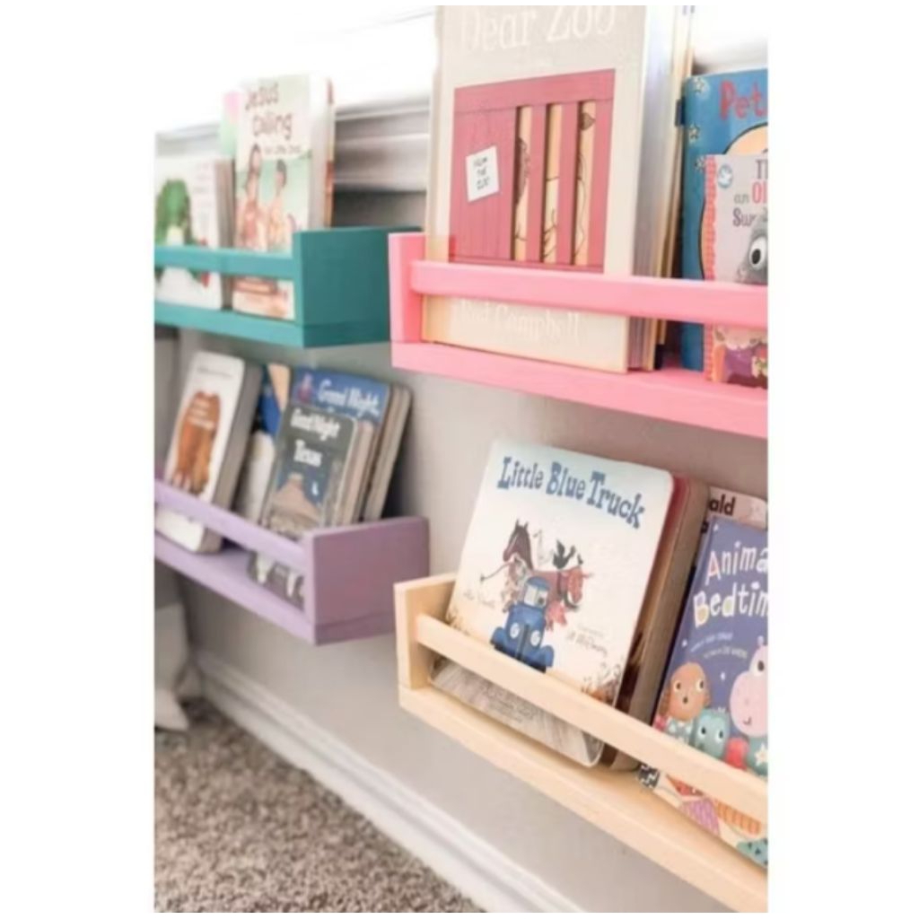 Rak buku tempel rak dinding minimalis