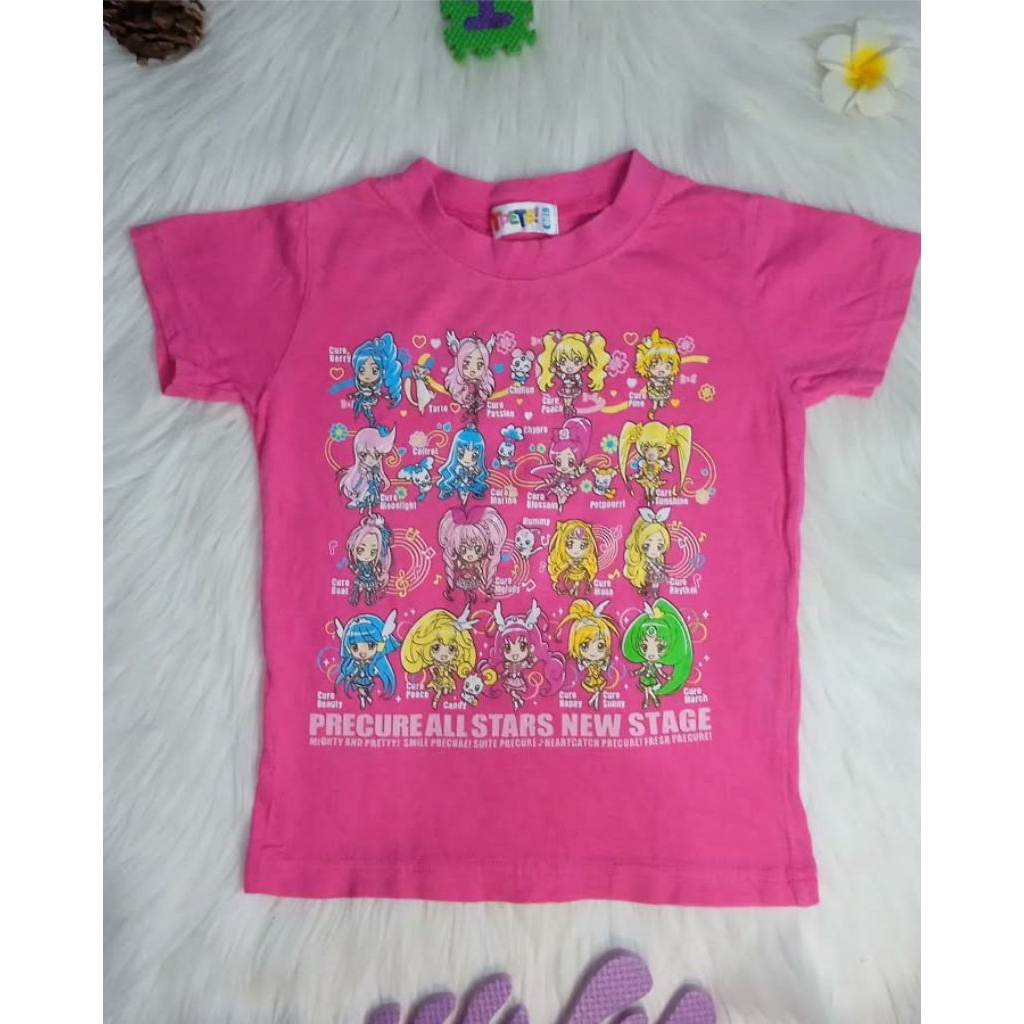 baju Harian Anak Perempuan gambar anime 1-3tahun