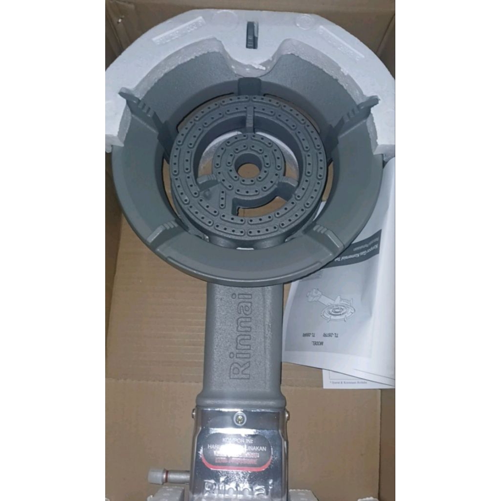 Rinnai TL287RI Kompor Turbo 1 Tungku Kompor Cor Gas Komersial TL-287RI TL 287 RI