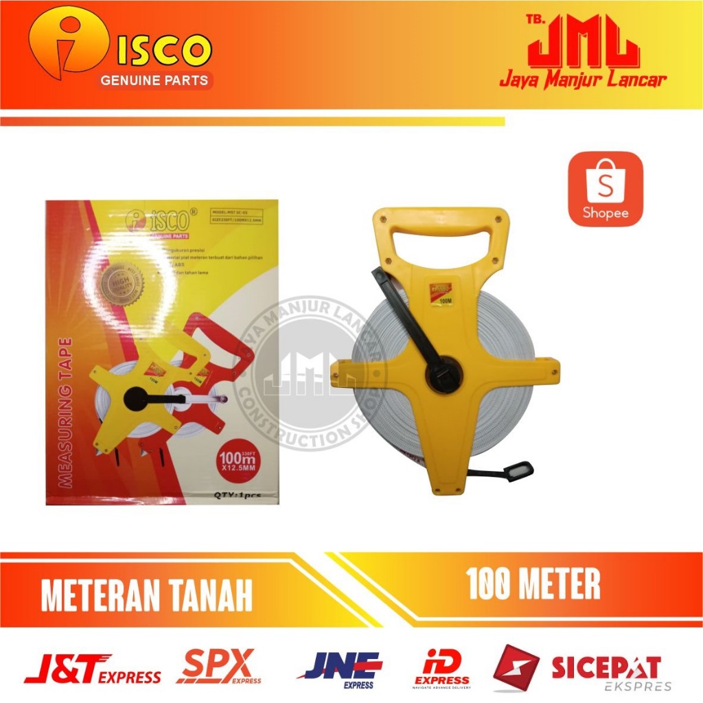 Meteran tanah 100 meter ISCO/Meteran panjang 100 meter