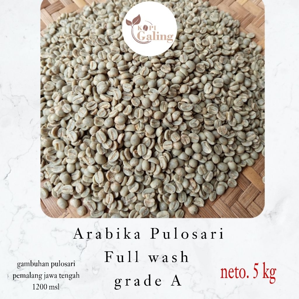 KOPI ARABIKA GALING GRADE A  5kg 100% kopi asli PULOSARI PEMALANG