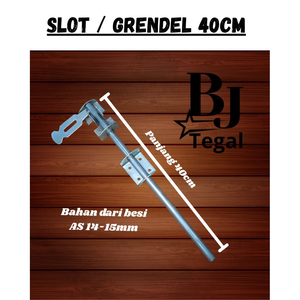 Slot 40cm Grendel Slot Pintu Gerbang Pintu Garasi