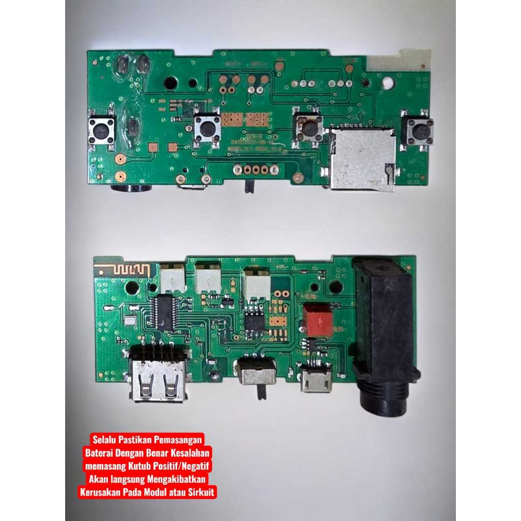 TERMURAH MODULE MODUL MP3 BLUETOOTH 3.7V-5V MODUL MUSIK BOX BT MIC MICROPHONE 6.5MM COPOTAN RADIO AU