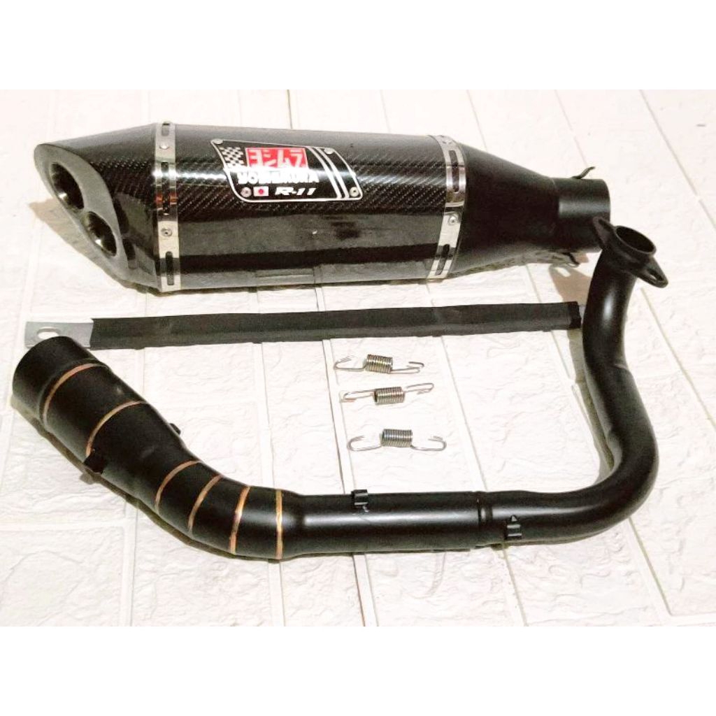 Knalpot Racing Yoshimura dua suara all matic xmax n max pcx vario beat mio