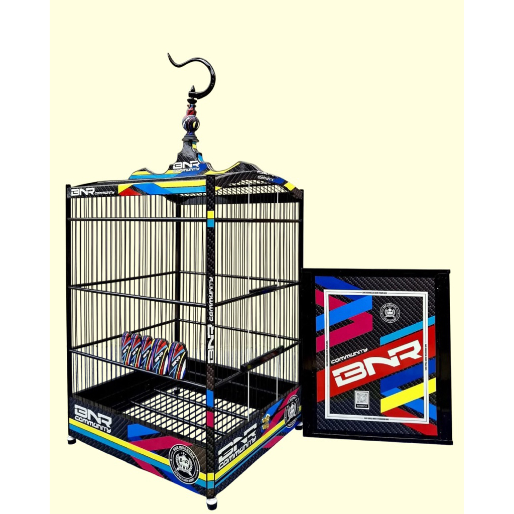 SANGKAR KOTAK BNR COMUNITY NEW COLOUR RUJI FIBER