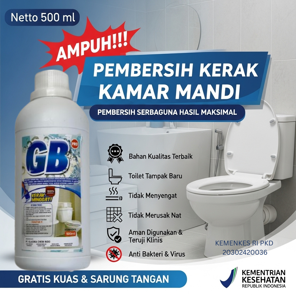 GB RPO Pembersih WC & Kamar Mandi Powerful | Ampuh Angkat Kerak & Jamur