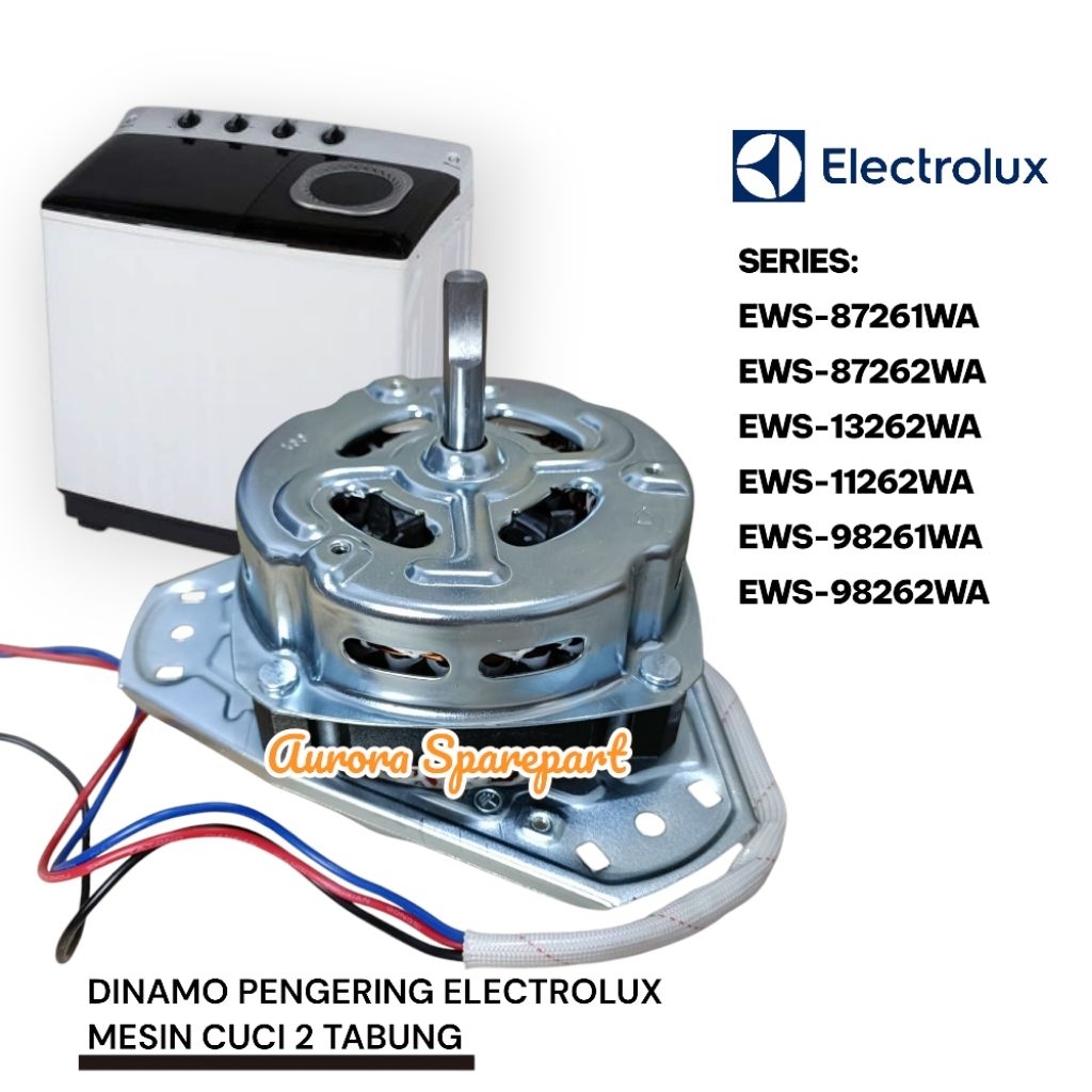Dinamo pengering Electrolux Al Premium mesin cuci 2 Tabung EWS-87261WA EWS-87262WA