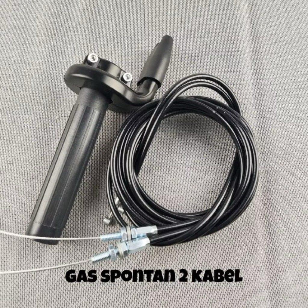 GAS SPONTAN 2 KABEL CRF KLX VARIO SCOOPY BEAT NEW NINJA 250 FI GAS KONTAN 2 KABEL D TRACKER UNIVERSA