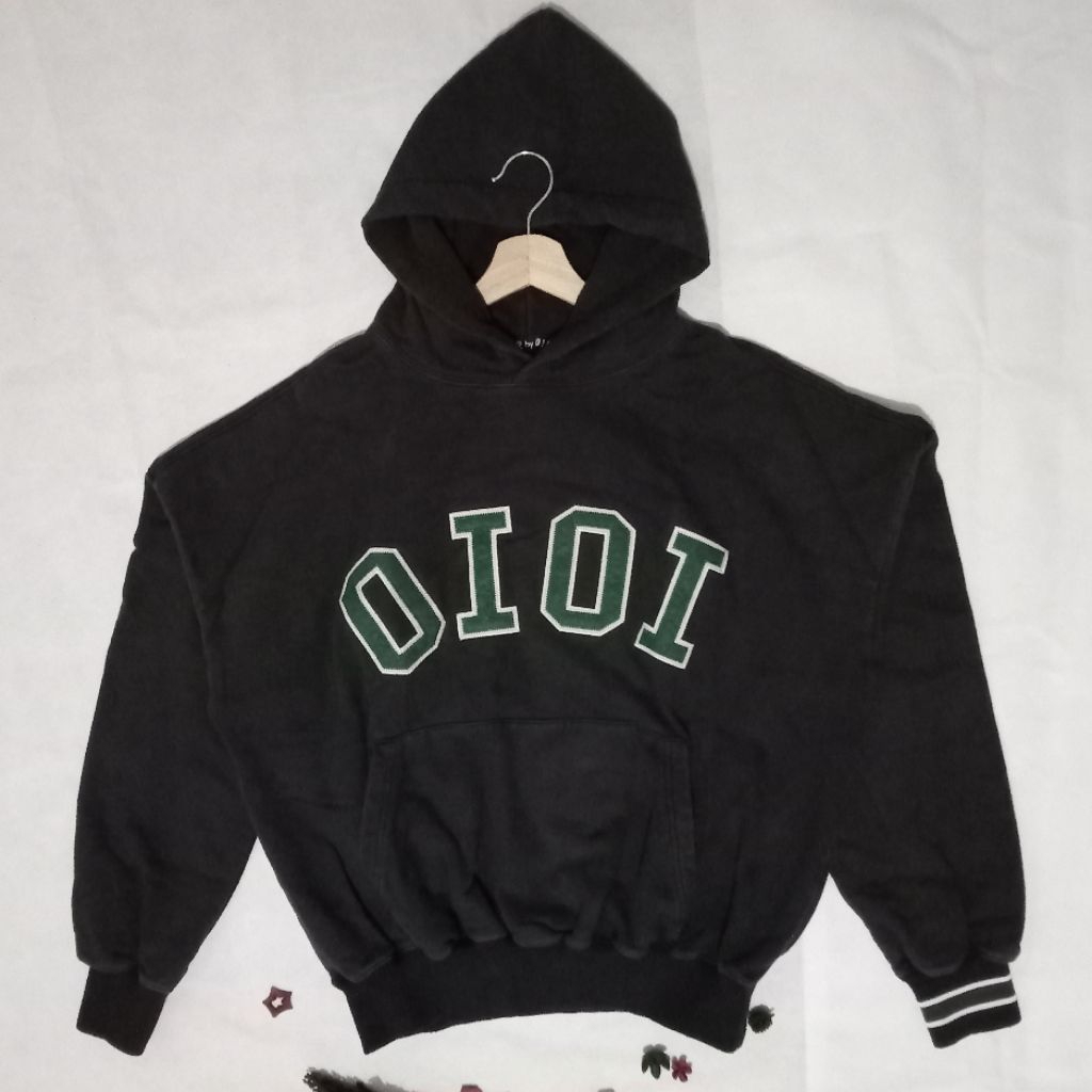 [BOOKED] SIGNATURE HOODIE KOREA OIOI NAVY