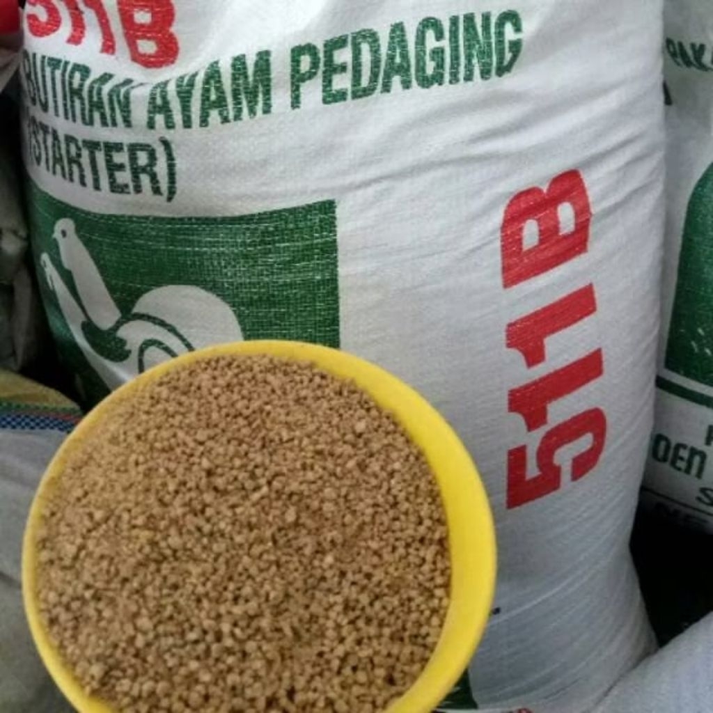 Pur Ayam Bravo 511 Pur Ayam Kiloan Pur Ayam Pedaging - 1kg