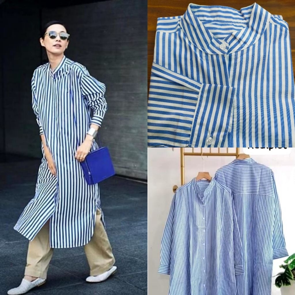 BESTGIRL TUNIK SALUR KERAH SHANGHAI MATT KATUN SALUR IMPORT