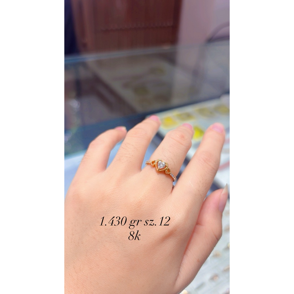 cincin emas kadar 375%