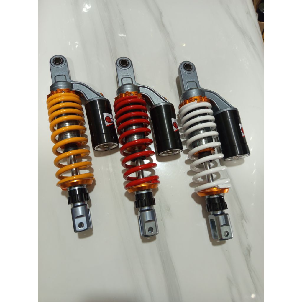 shockbreaker tabung atas scarlet.original scarlet Recing 8923 GT series 330mm vario