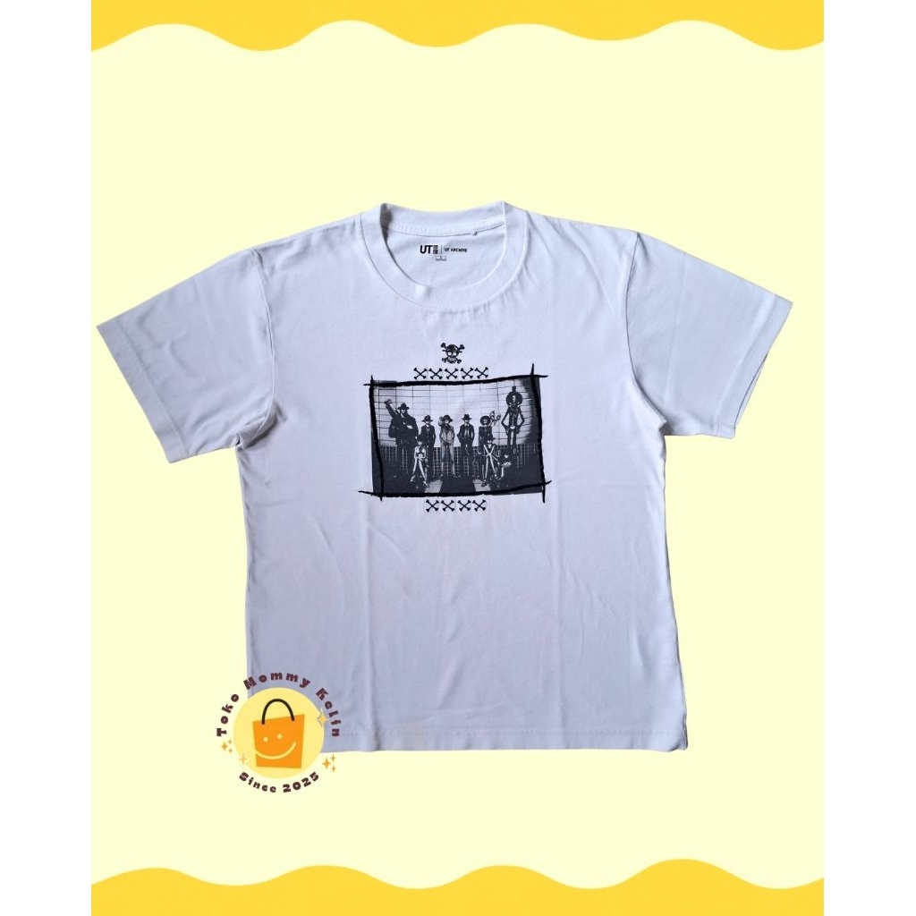 Kaos Uniqlo UT Archive One Piece | Luffy Mugiwara Pirates | S - PL