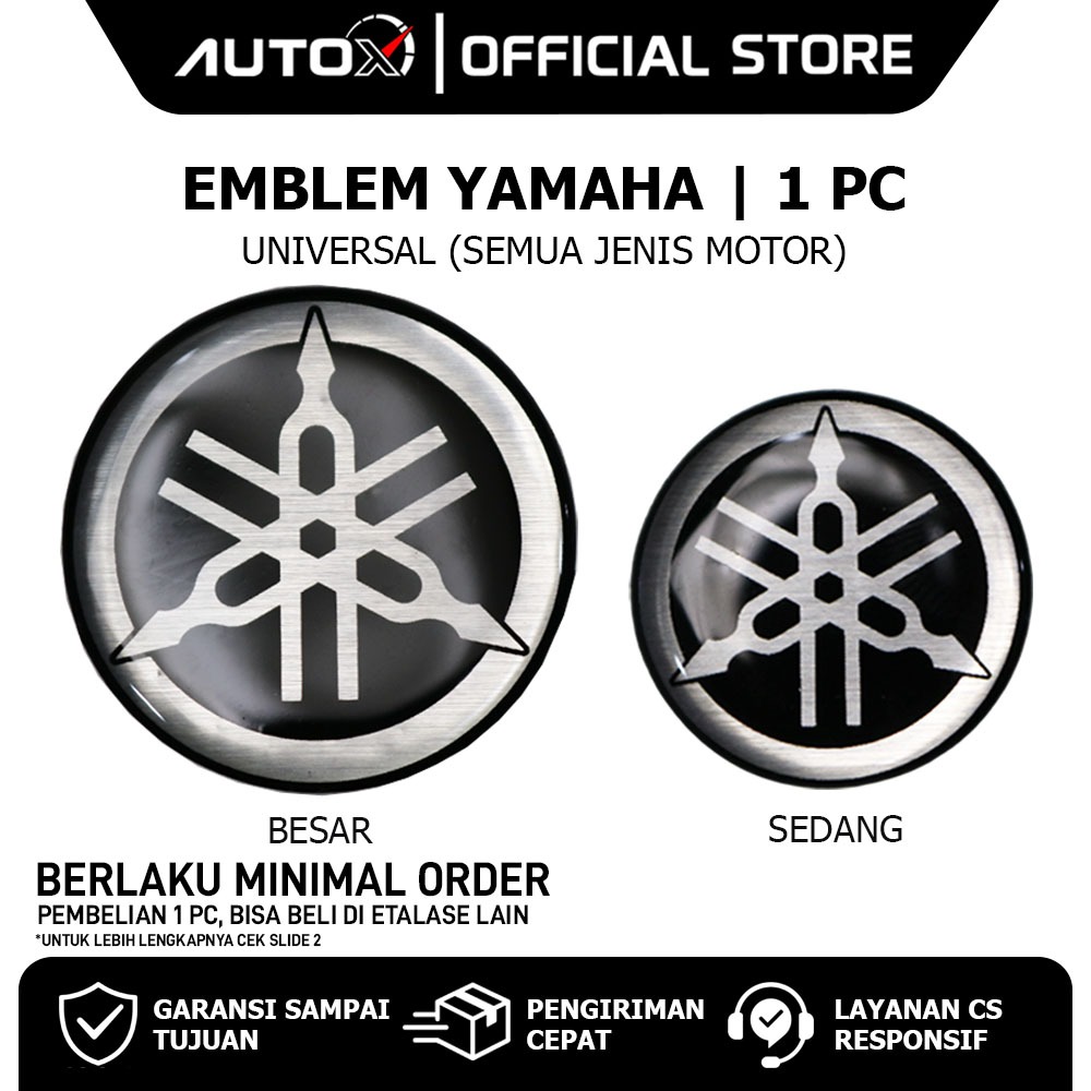 GROSIR Emblem Yamaha Universal Semua Jenis Motor R15 & R25 & MT 25 & XSR 155 & Jupiter Z & Jupiter M