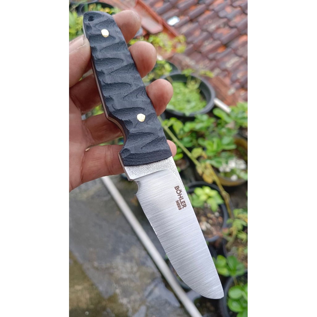 Pisau Camping / EDC Bahan Bohler N695
