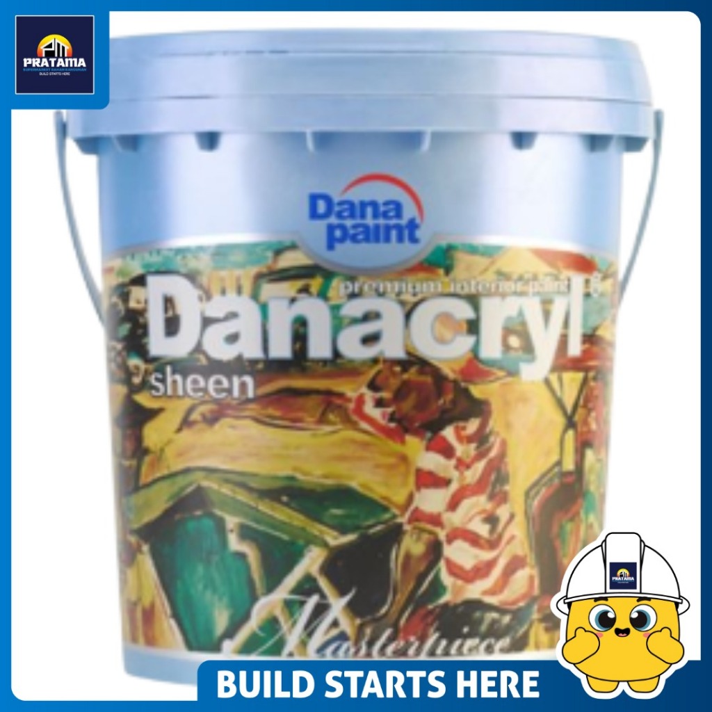 Dana Paint DANACRYL SHEEN - Cat Dekorasi & Seni dengan Teknologi Optimal dan Tampilan Halus untuk Be