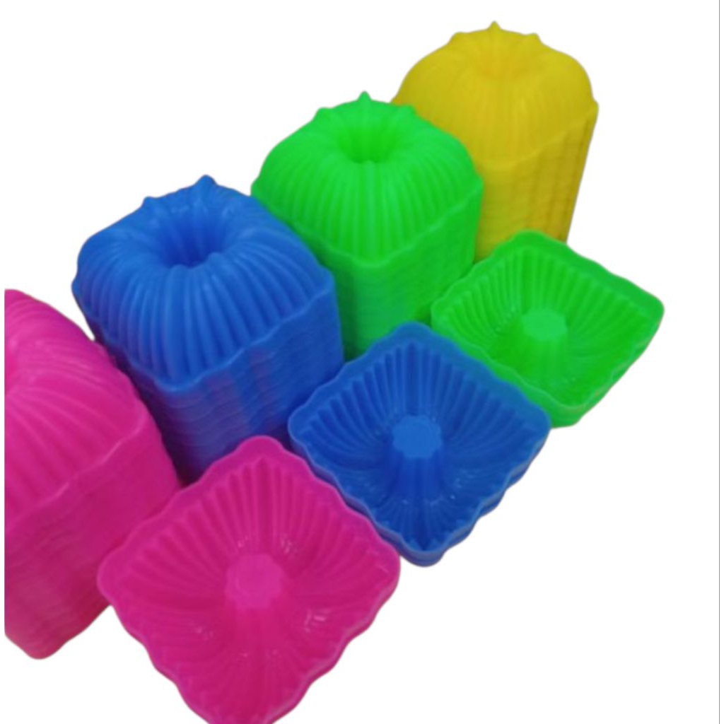 48 Pcs Cetakan Kue Putu Ayu Segi Merk KH/Cetakan Putu Ayu Segi/Cetakan Kue Putu Ayu Segi KH