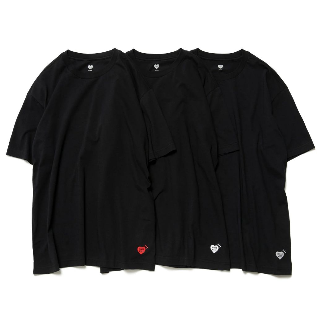 Human Made 3 Pack T-shirt Set Original