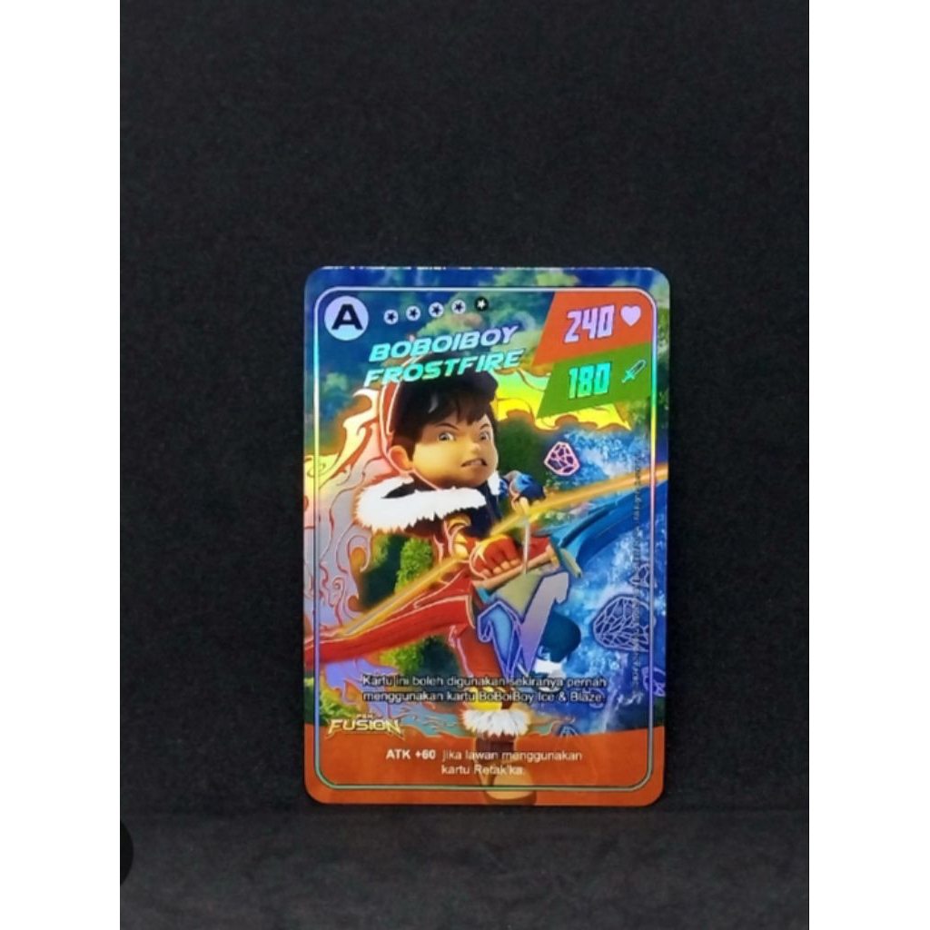 Monsta galaxy card boboiboy Frostfire