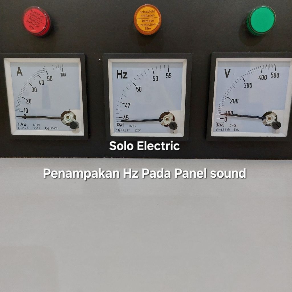 Pelove_Night Hz Meter Analog Dv / Hz Panel Meter Analog 96 / 72