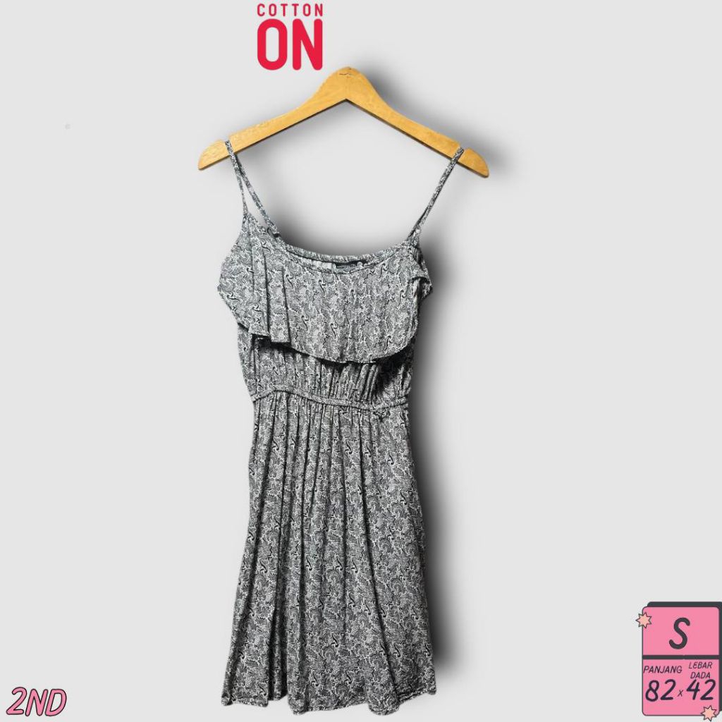 Dress Motif Wanita Cotton On Size S