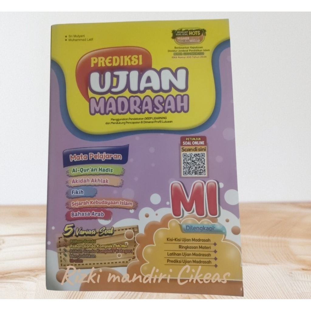 buku prediksi ujian madrasah mi gabungan penerbit putra Nugraha