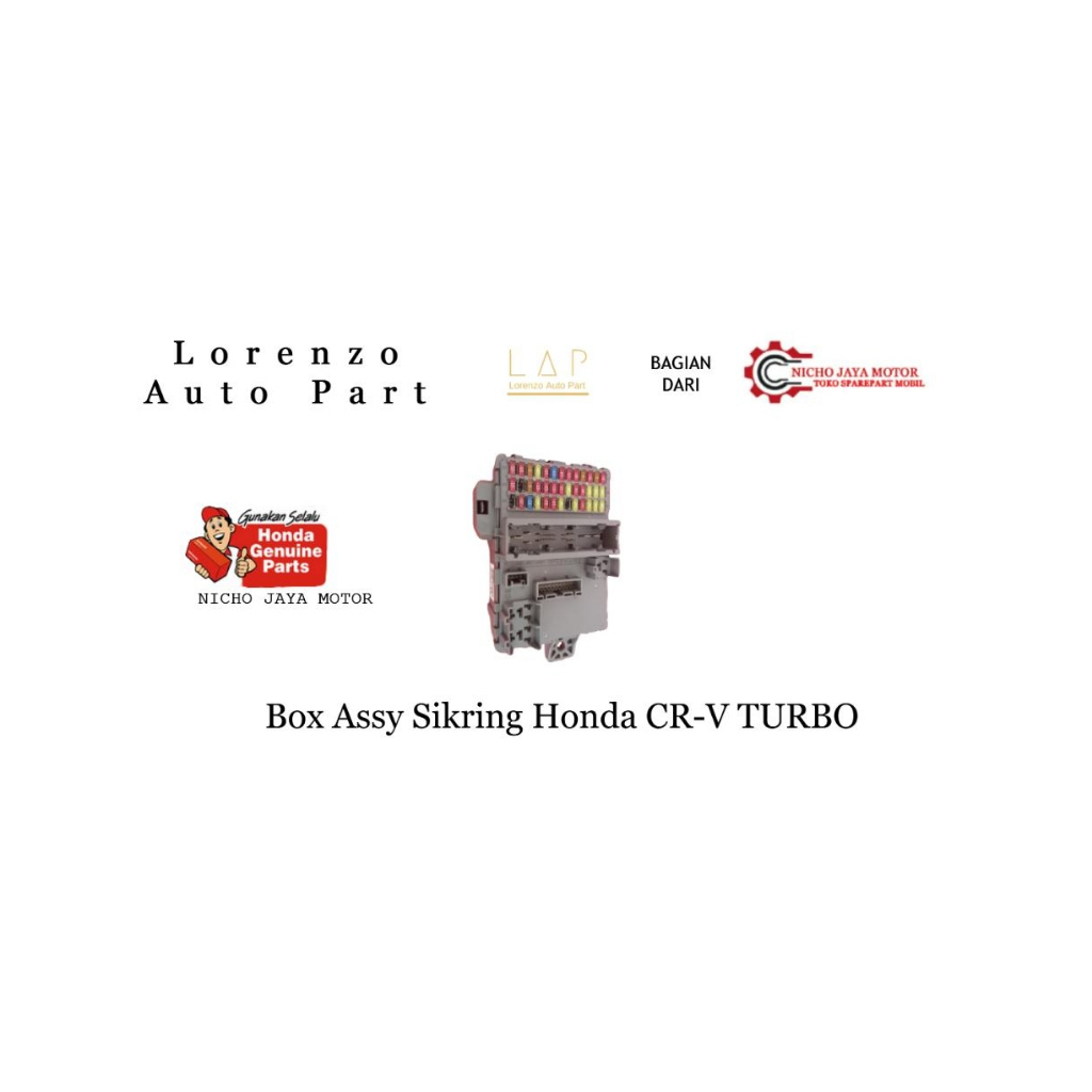 Box Sikring Mobil Honda CRV Turbo Original
