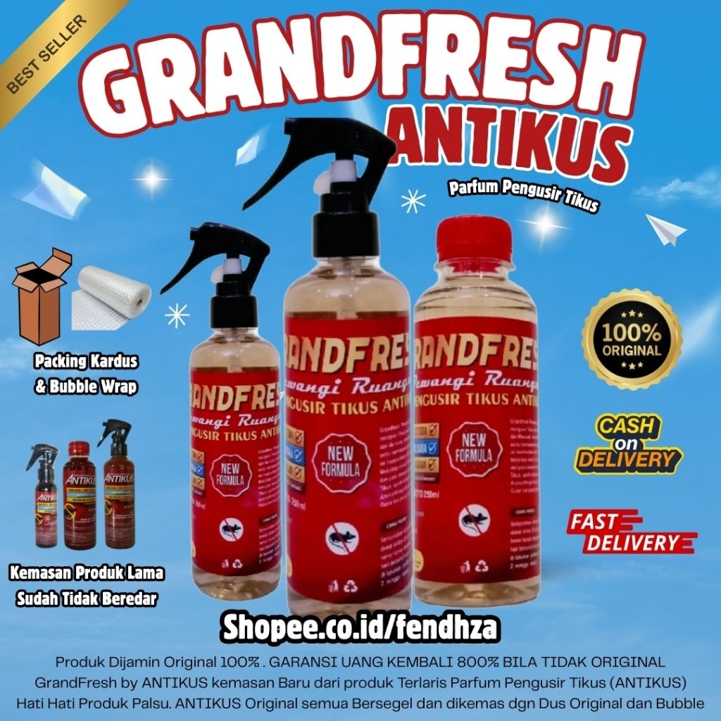 Parfum Terlaris Pengusir Tikus Antikus 250ML