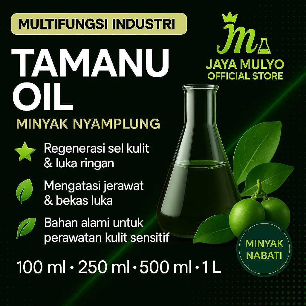 Minyak Tamanu 500ml / Minyak Tanamu / Tanamu Oil / Anti Aging dan Glowing