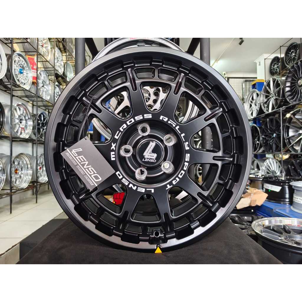 Velg Rally Lenso MX Ebola Ring17 lebar 7.5 Lobang 5