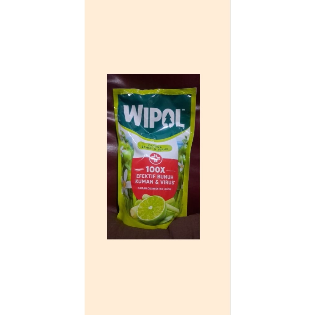 WIPOL KARBOL SEREH POUCH REFILL 750ML