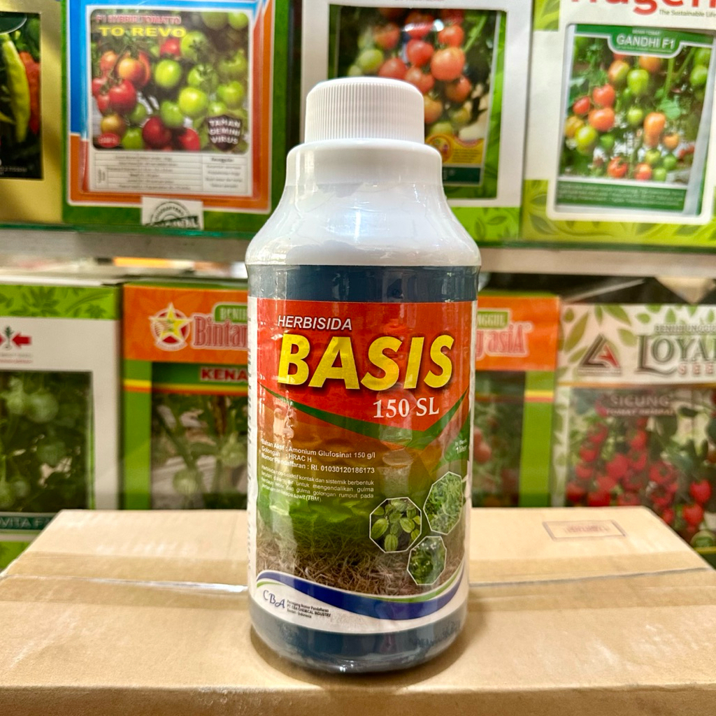 Herbisida BASIS 150SL 1 Liter - Pembasmi Rumput Daun Sempit dan Daun Lebar