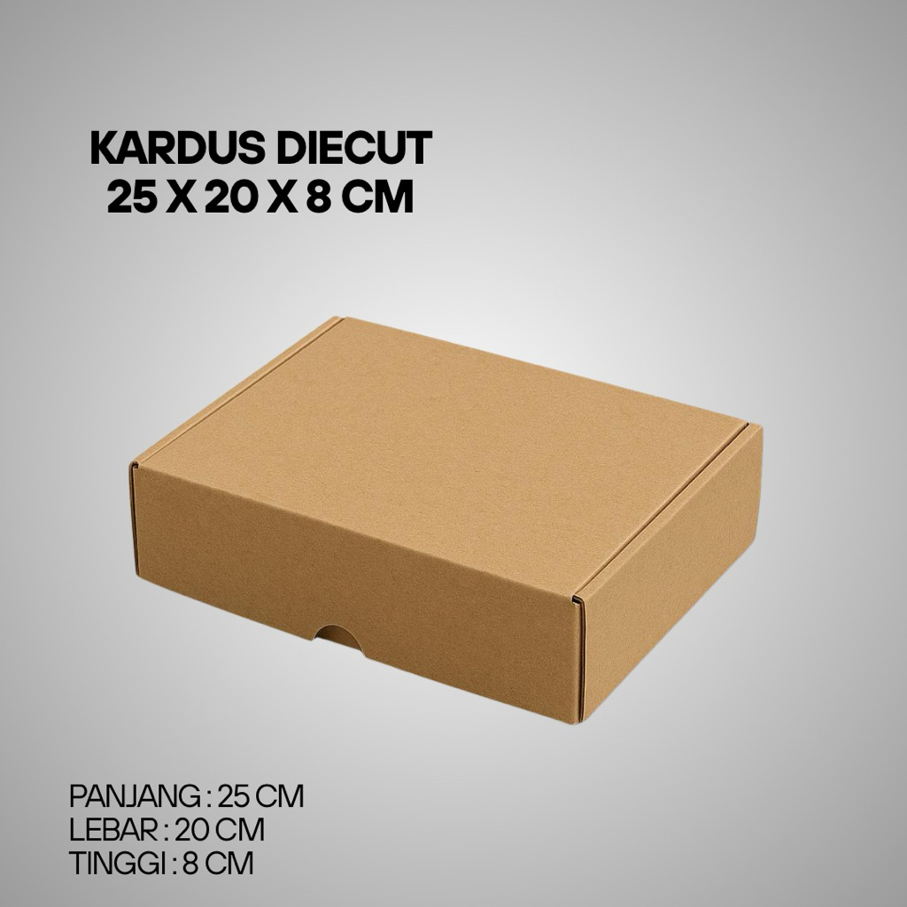 Kardus 25x20x8 cm | kardus hampers dus packing kardus box Die Cut & Easy Usage | Box Pizza