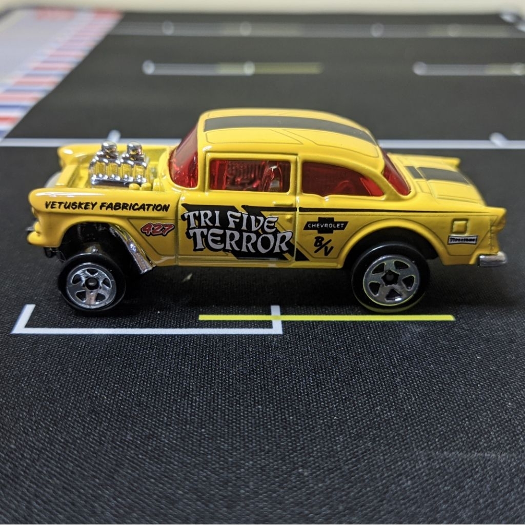 Hotwheels Loose '55 Chevy Bell Air Gasser