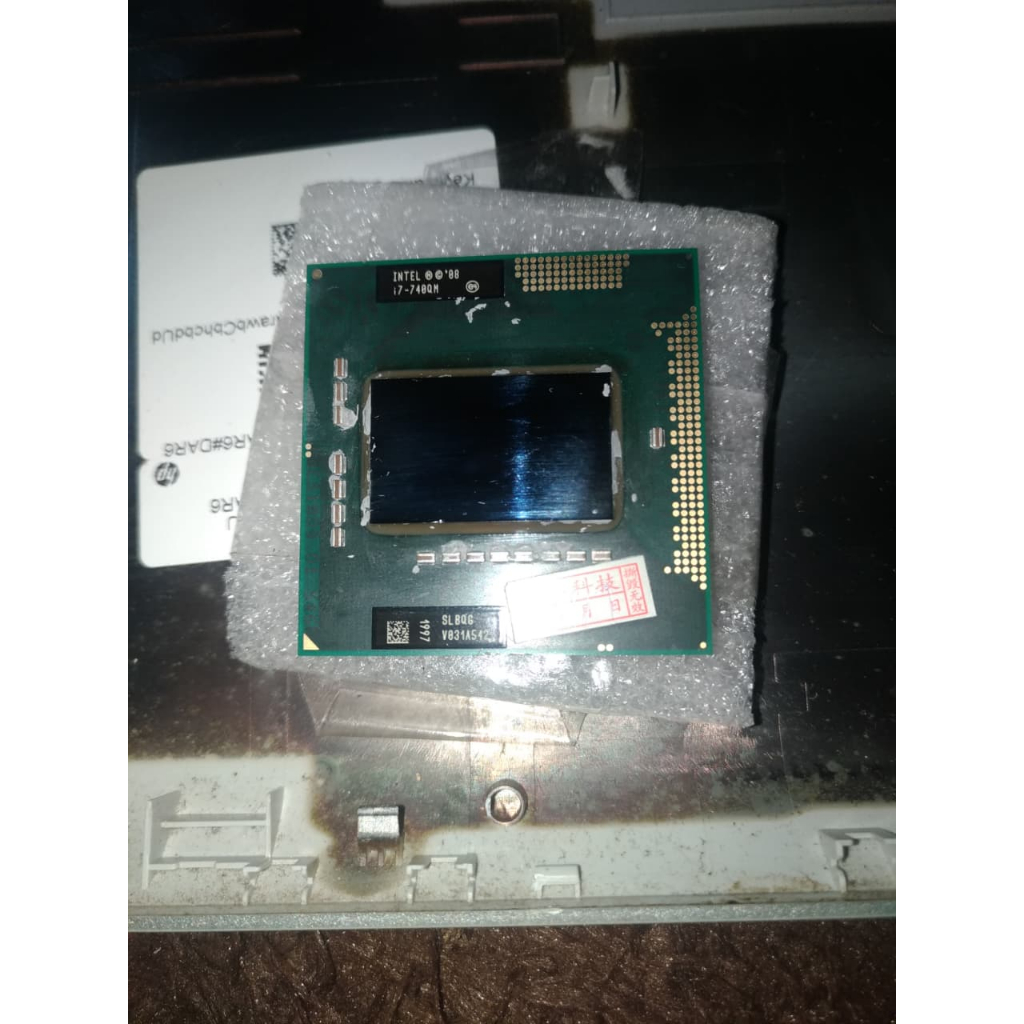 Processor laptop Intel Core i7 gen1 i7-740QM quad core 8 threads alternatif i7-640QM