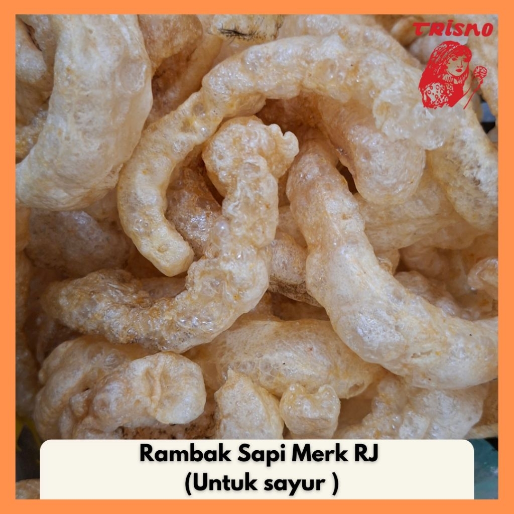 Rambak Sayur Merk RJ Sapi Super ( bentuk panjang )