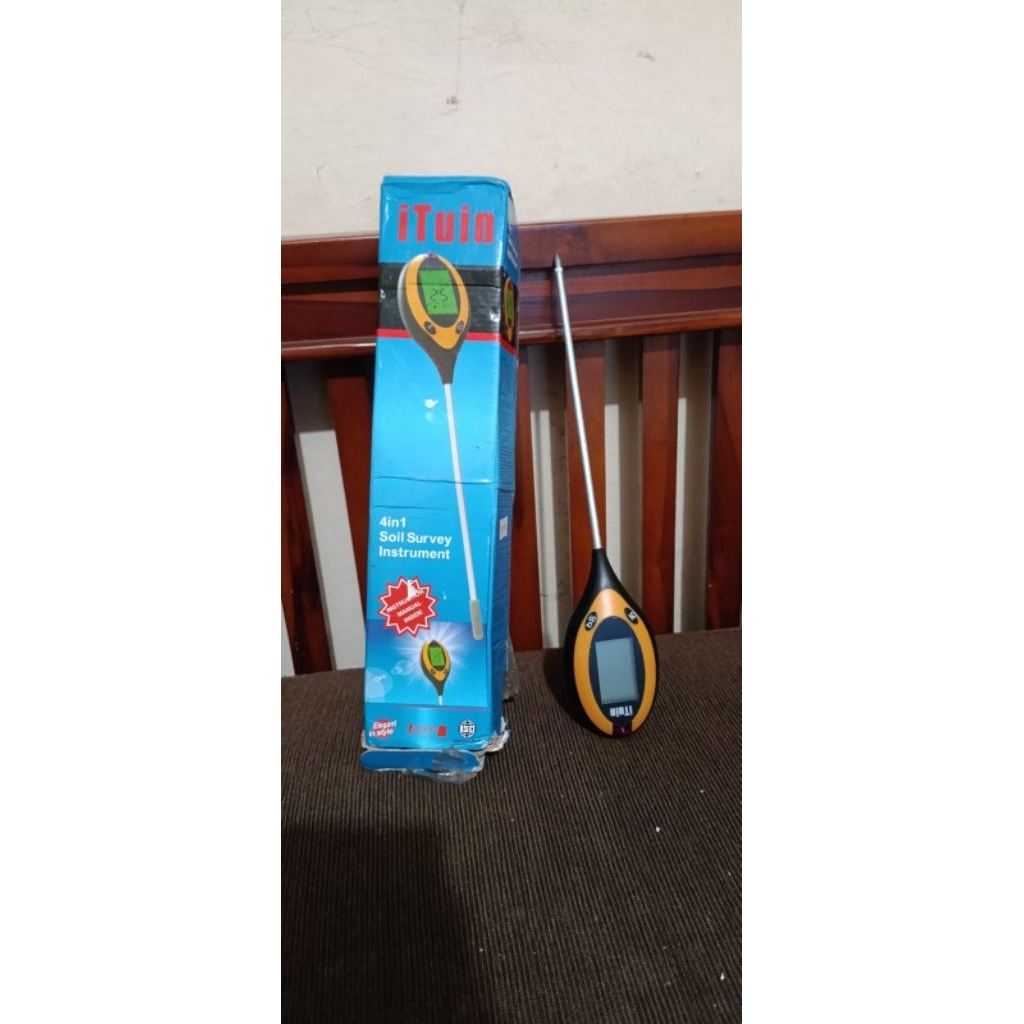 iTuin digital 4 in 1 pH meter soil tanah (minus dus)
