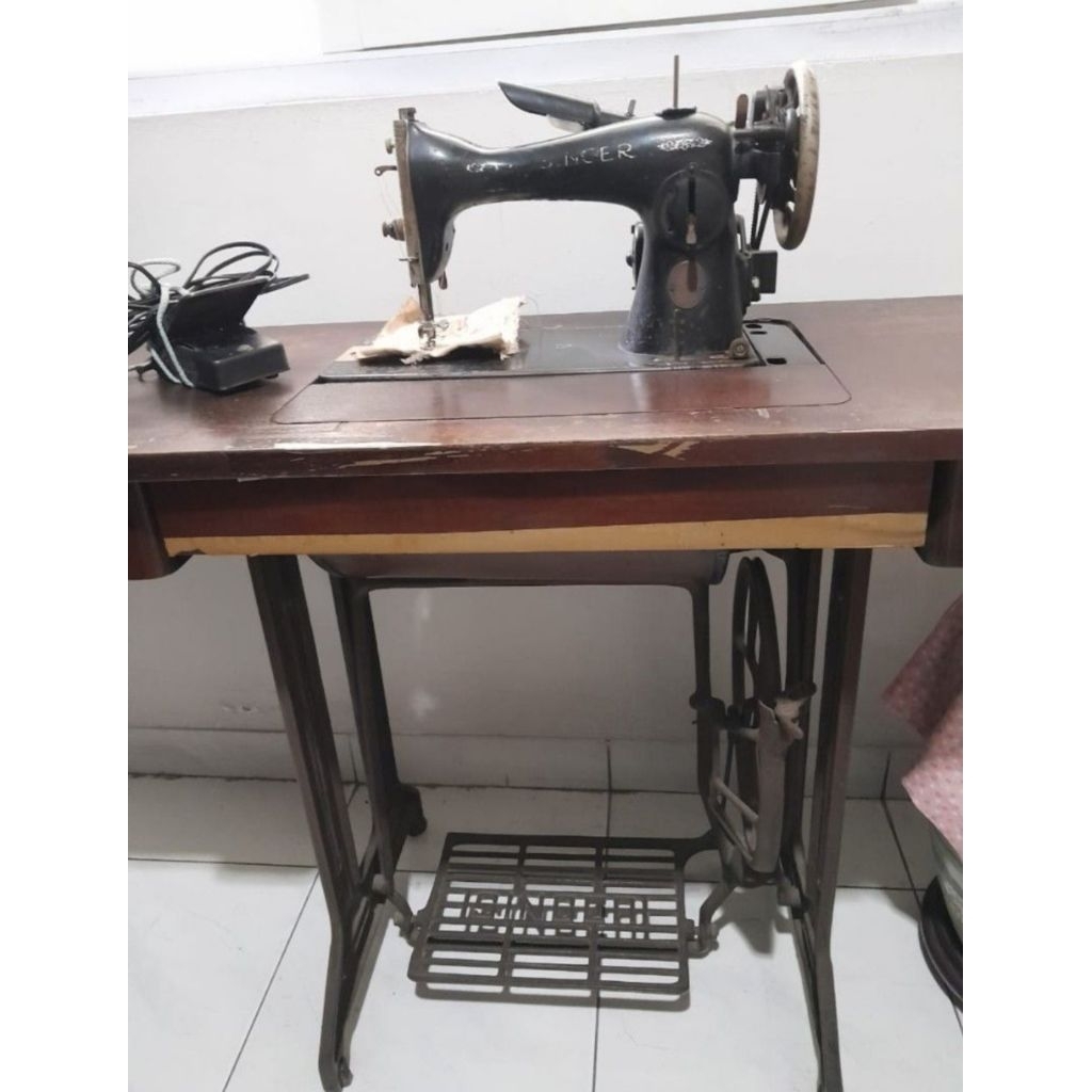 mesin jahit singer jadul set