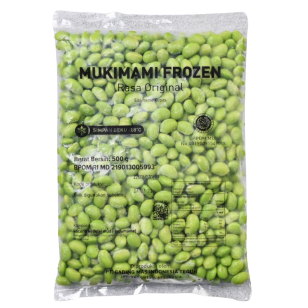 Mukimami / Edamame Kupas 500gr