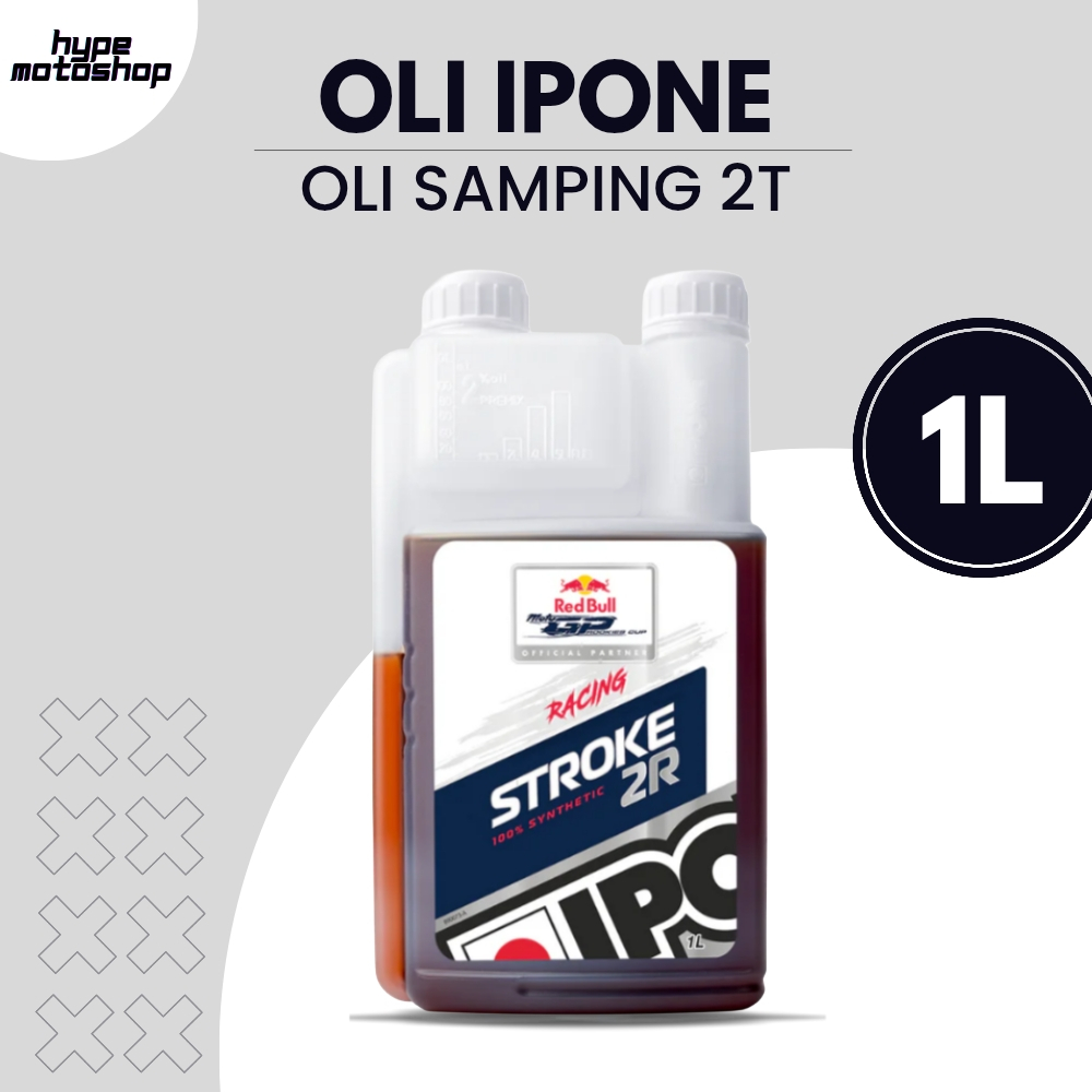 OLI SAMPING RACING 2T IPONE SAMOURAI IPONE STROKE 2T IPONE R2000 RS STRAWBERRY 1L Semi-Synthetic OLI