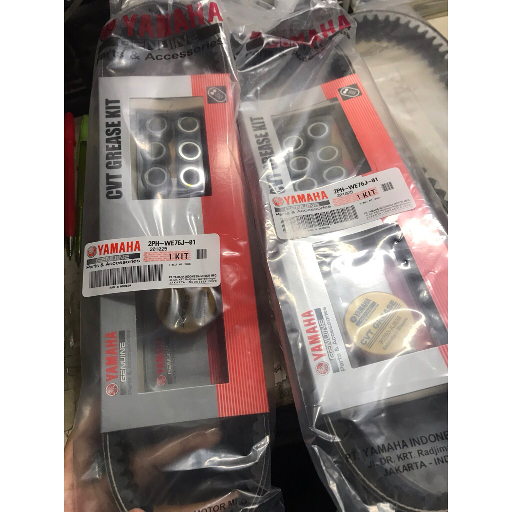 V BELT KIT VAN BELT KIT YAMAHA 2PH-WE76J-01 MIO M3 ORIGINAL YAMAHA YGP